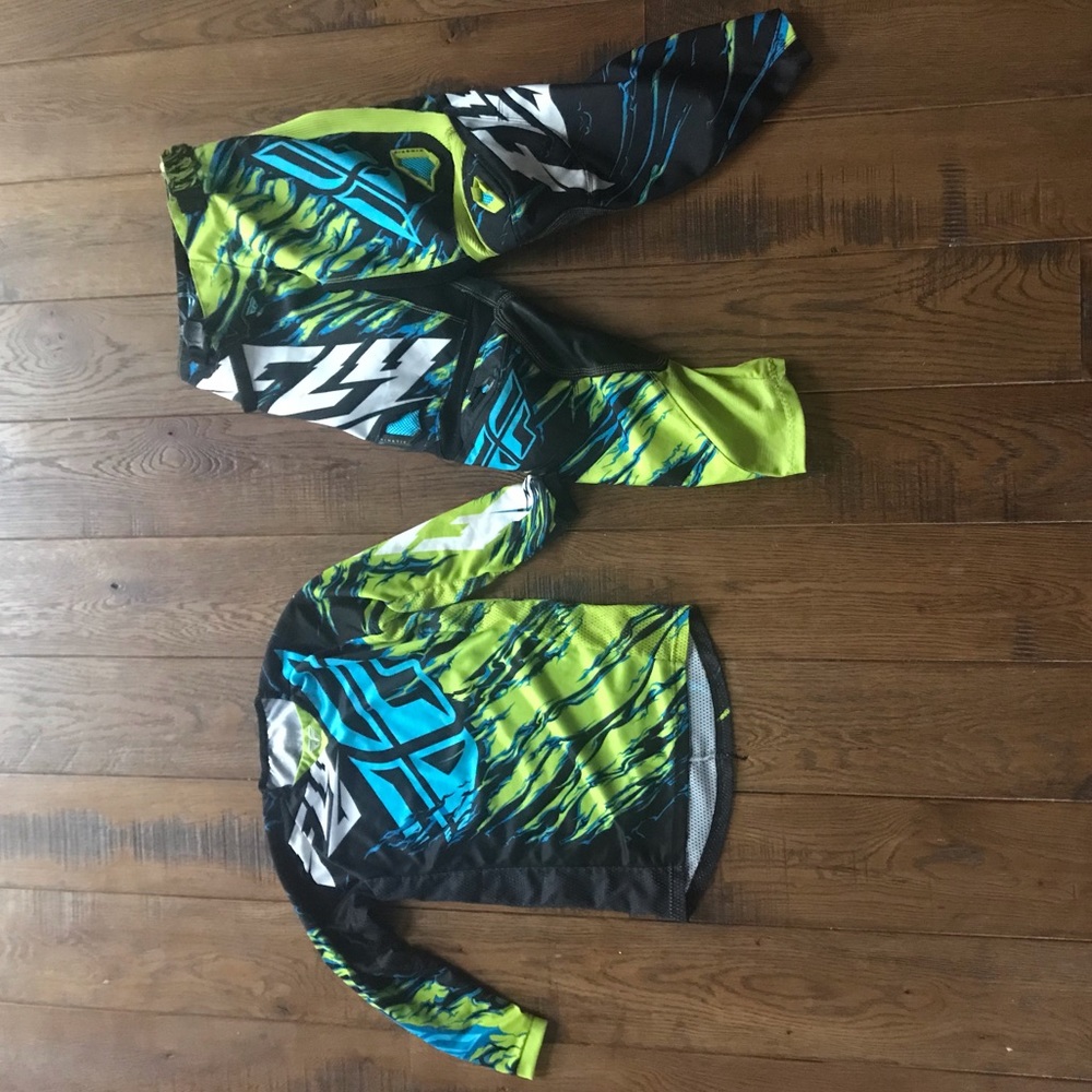 Youth Fly Racing Motocross jersey and pants set